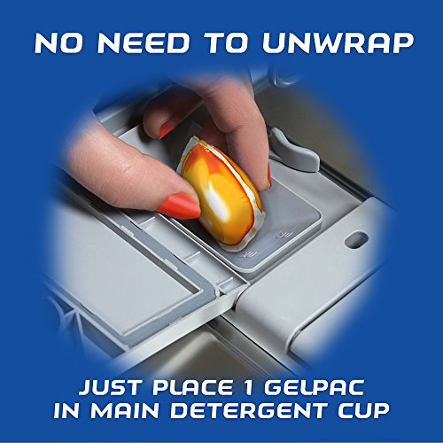 Image of Finish Gelpacs Dishwasher Detergent, Orange Scent, 32 Count