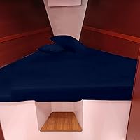 Vista 15 de Juego de sábanas de 800 hilos – Juego de sábanas universal de AFT 100% algodón egipto para colchones de hasta 8 pulgadas de profundidad, barco