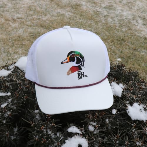 Image of Red Dirt Hat Company Wildlife Adjustable Snapback Hat (US, Alpha, One Size, Woody - White)