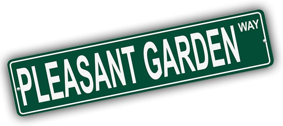 Tennessee Mountains Pick Your Mountain Compatible/Replacement for Pleasant Garden United States Mountain Aluminum Metal Tin Street Sign Style Home Decor For Man Cave Poker Tavern Game Room