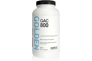 Golden Acryl Med 32 Oz Gac-800 Acrylic White [Golden Gac 900]