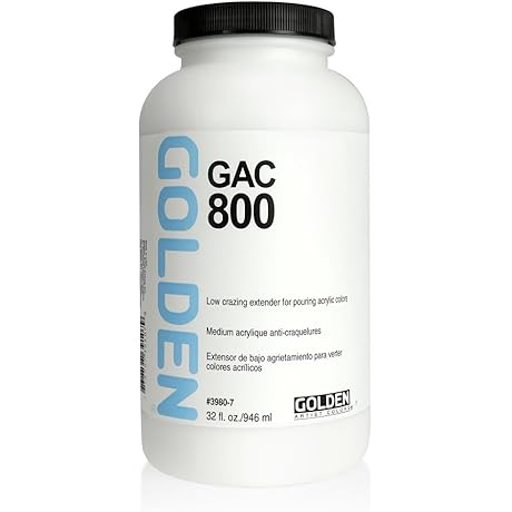 Golden Acryl Med 32 Oz Gac-800 Acrylic White [Golden Gac 900]
