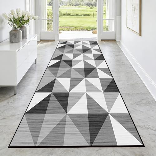 Alfombra pasillo larga lavable antideslizante para evitar resbalones 7