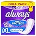 Produktbild Always Daily Protect Slipeinlagen Damen Extra Long (54 Binden), Giga Pack, mit frischem Duft, passend für alle Slipformen, atmungsaktiv, flexibel