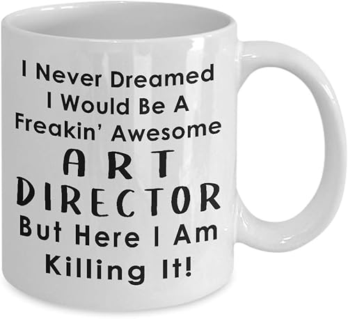 Miniatura 2 de Gifts for Art Director Coffee Mug Tea Cup - Artist Dept Creative Department Team Design Advertising Office Funny Cute Gag Appreciation Idea - Never