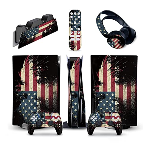 �ی� 09345 PS5�{�� �f�B�X�N�Ł��f�W�^���ŗp �X�e�b�J�[ �r�j�[���f�J�[�� �J�o�[ Ps5�{�� �R���g���[���[���[�d�X�^���h���w�b�h�Z�b�g�����f�B�A �����[�g�p �C�A�Ȃ��A�c�����Ȃ�(Disc Version)