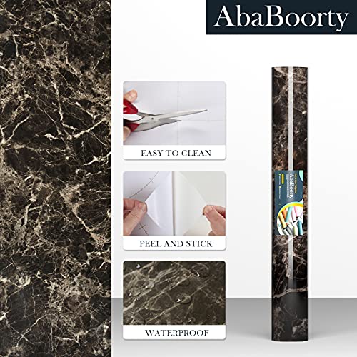 Ababoorty Marble Contact Paper For Bathroom Counter Marble Countertop Contact Paper Granite Peel And Stick Wallpaper Self Adhesive Removable Wallpaper Brown Marble Paper For Desk Table 15.8"X197" #TOP6