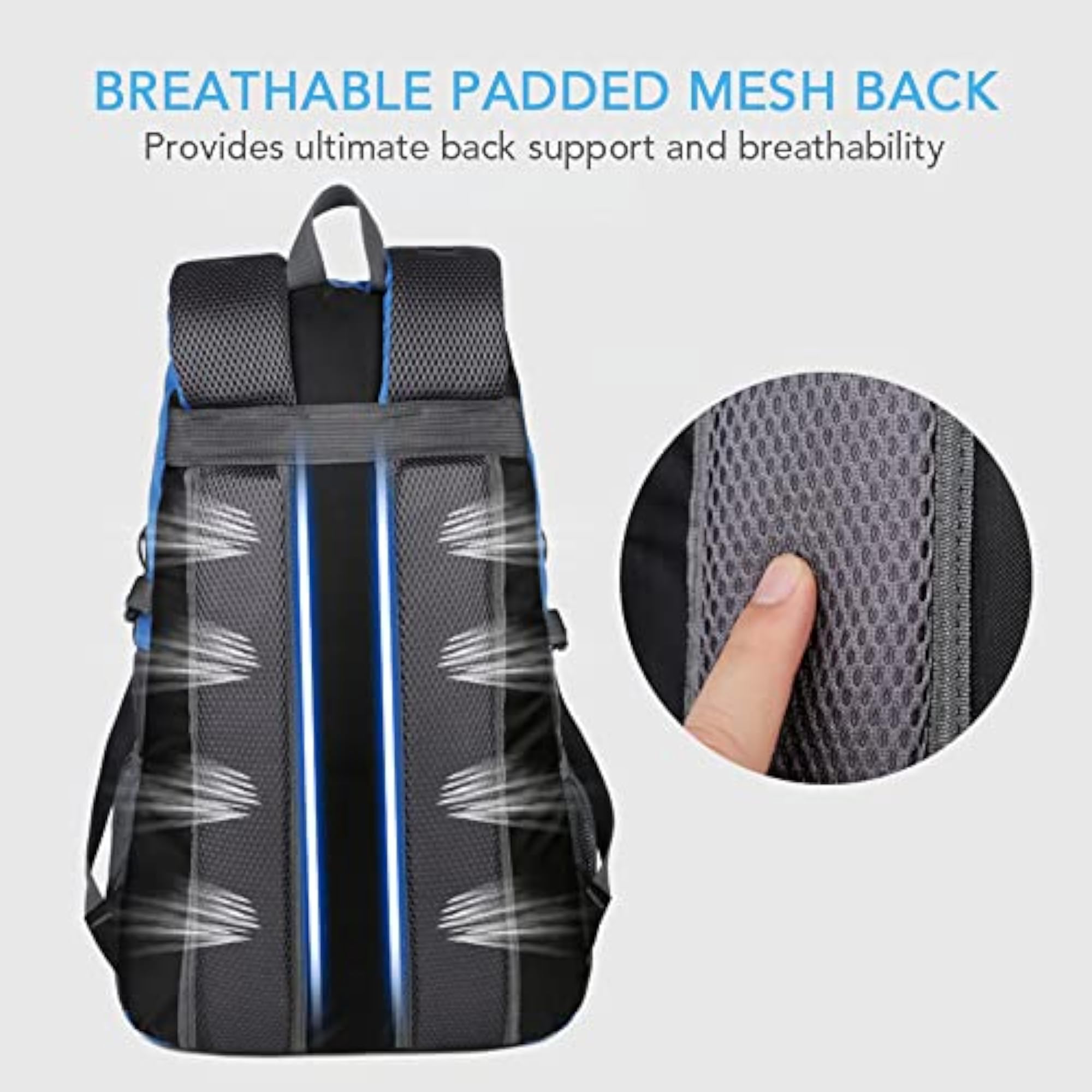 Lightweight Water-Resistant Hiking Backpack for Men & Women