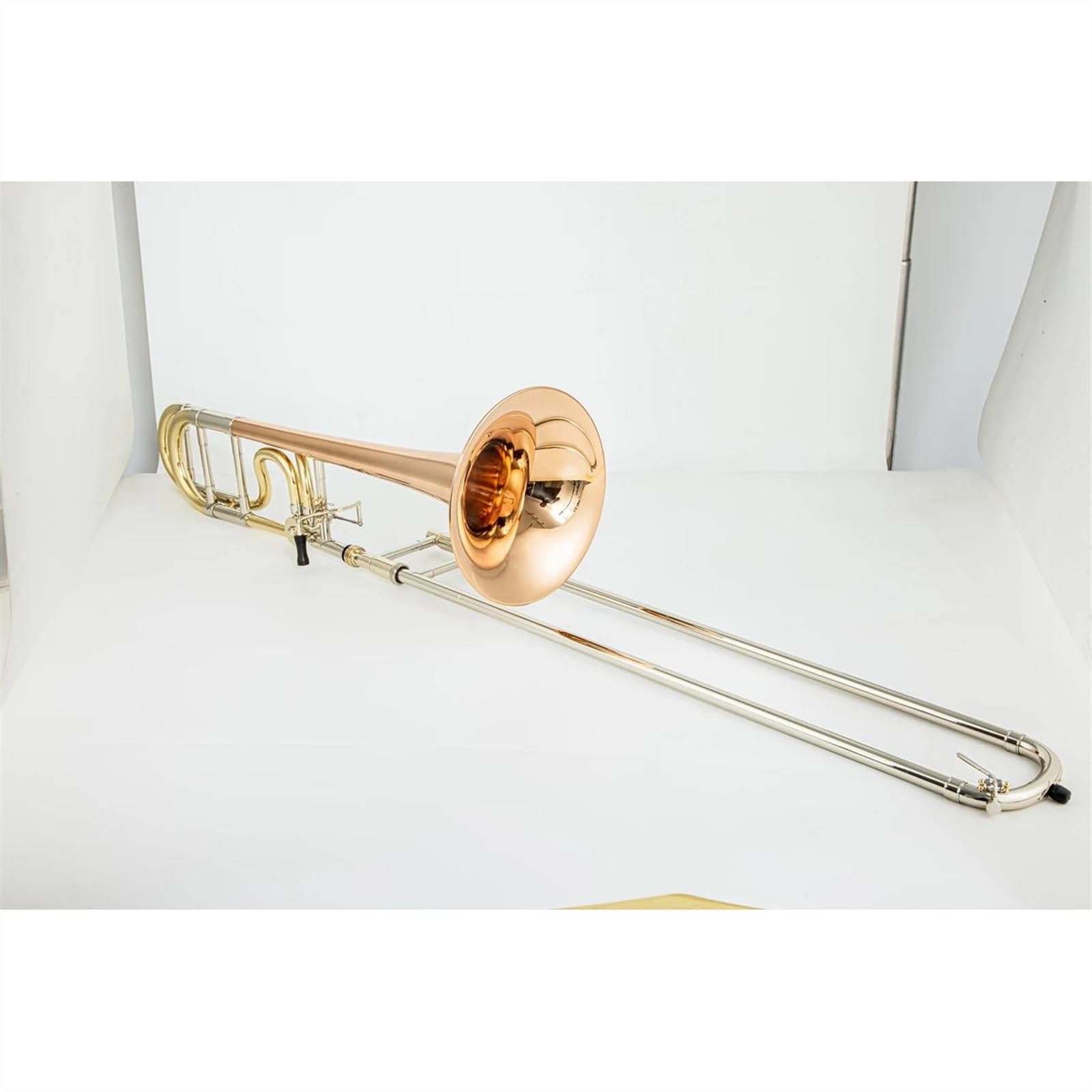 Trombone B/F Strumento In Ottone Bronzo Fosforoso Con Custodia