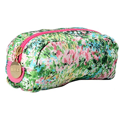 Bolsa feminina de cosméticos com estampa floral em lona multicolorida Red Valentino