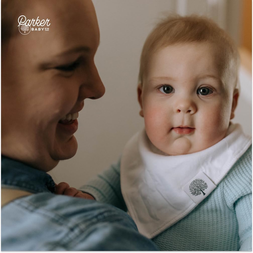 Parker Baby Bandana Drool Bibs for Boys, Girls & Unisex - Soft & Stylish Teething Bibs for Babies - Image 6
