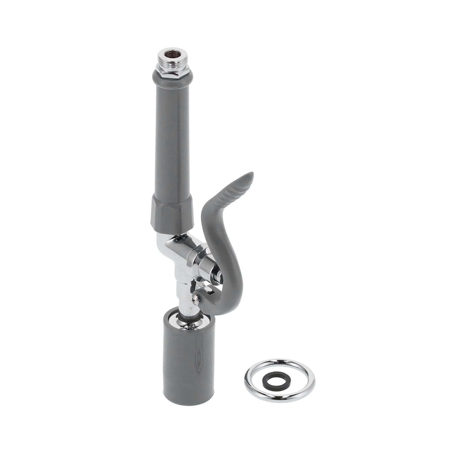 Spruzzatore Pre-risciacquo Testa Spruzzatore Per Lavello Commerciale Rubinetto Commerciale Ad Alta Pressione con Spruzzatore Rubinetto Per Lavastoviglie Per Ristorante Industriale,Grigio