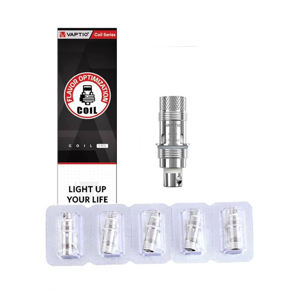 Original Vaptio Cosmo C6 COIL Résistance 0.7ohm Convient au KIT COSMO 2  Evaporateurs 5PZ Bobine sans E liquide sans nicotine : Amazon.fr: High-Tech