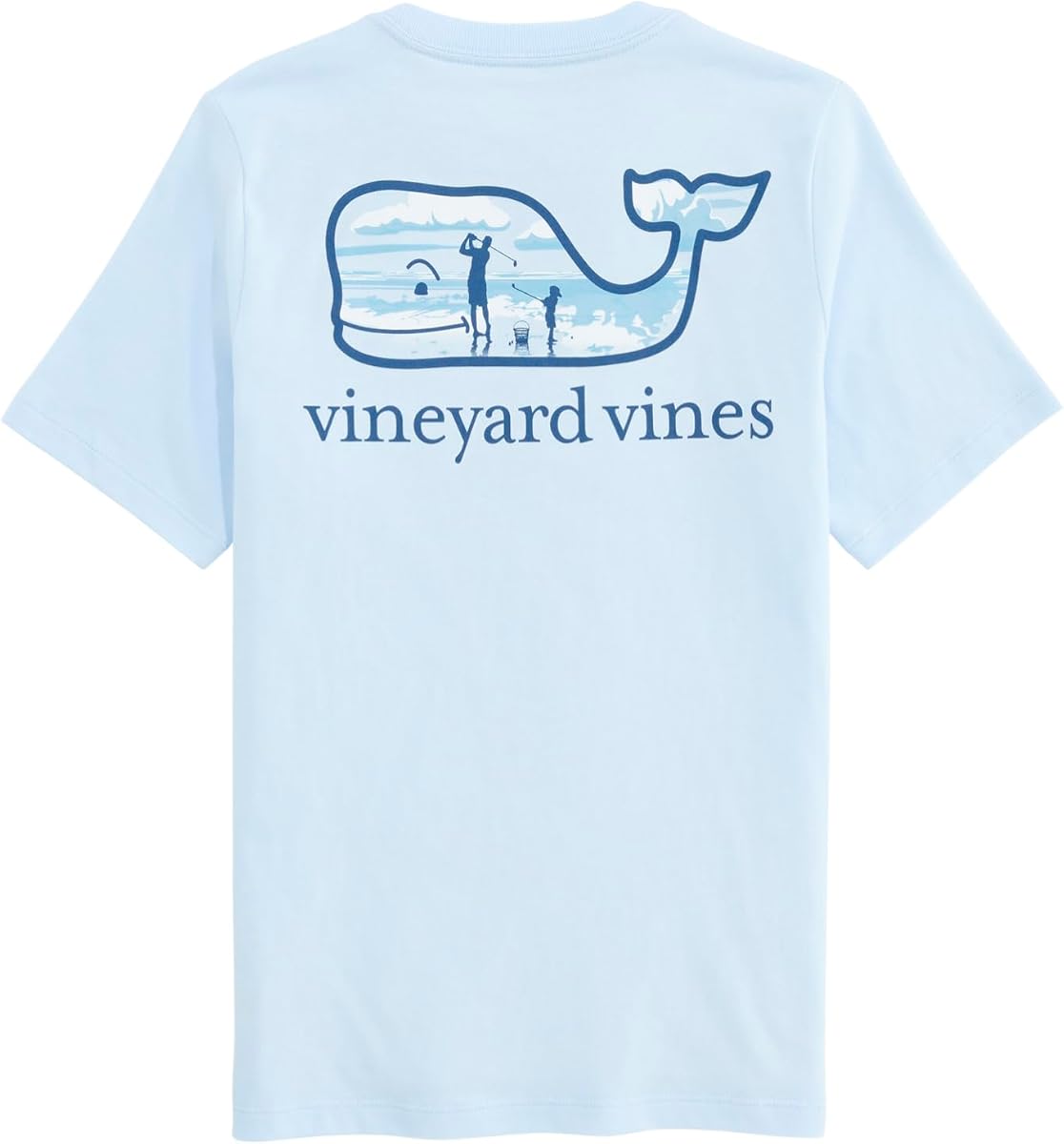 Boys' Fathersday Whale Fill Short-Sleeve Pocket Tee