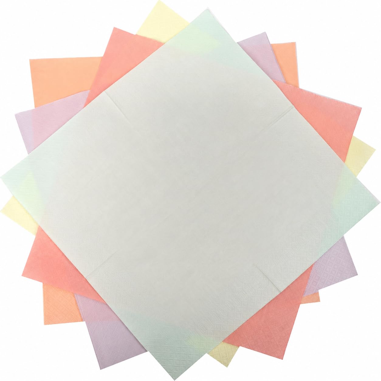 Talking Tables Pretty Pastel Napkins | Recyclable and Quality Soft Disposable Serviettes for Birthday Party Tableware for Kids, Baby Shower, Hen Party, Picnic,Decoupage, 33cm 3Ply Bulk 50 Pack