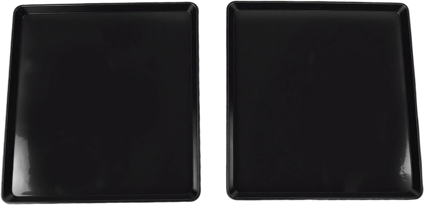 Pomya 2Pcs Dog Crate Replacement Pan, Multipurpose Boot Mat Shoe Tray, Plastic Cage Bottom Pan for Pet Kennel, 22.83x21.65x1.18in