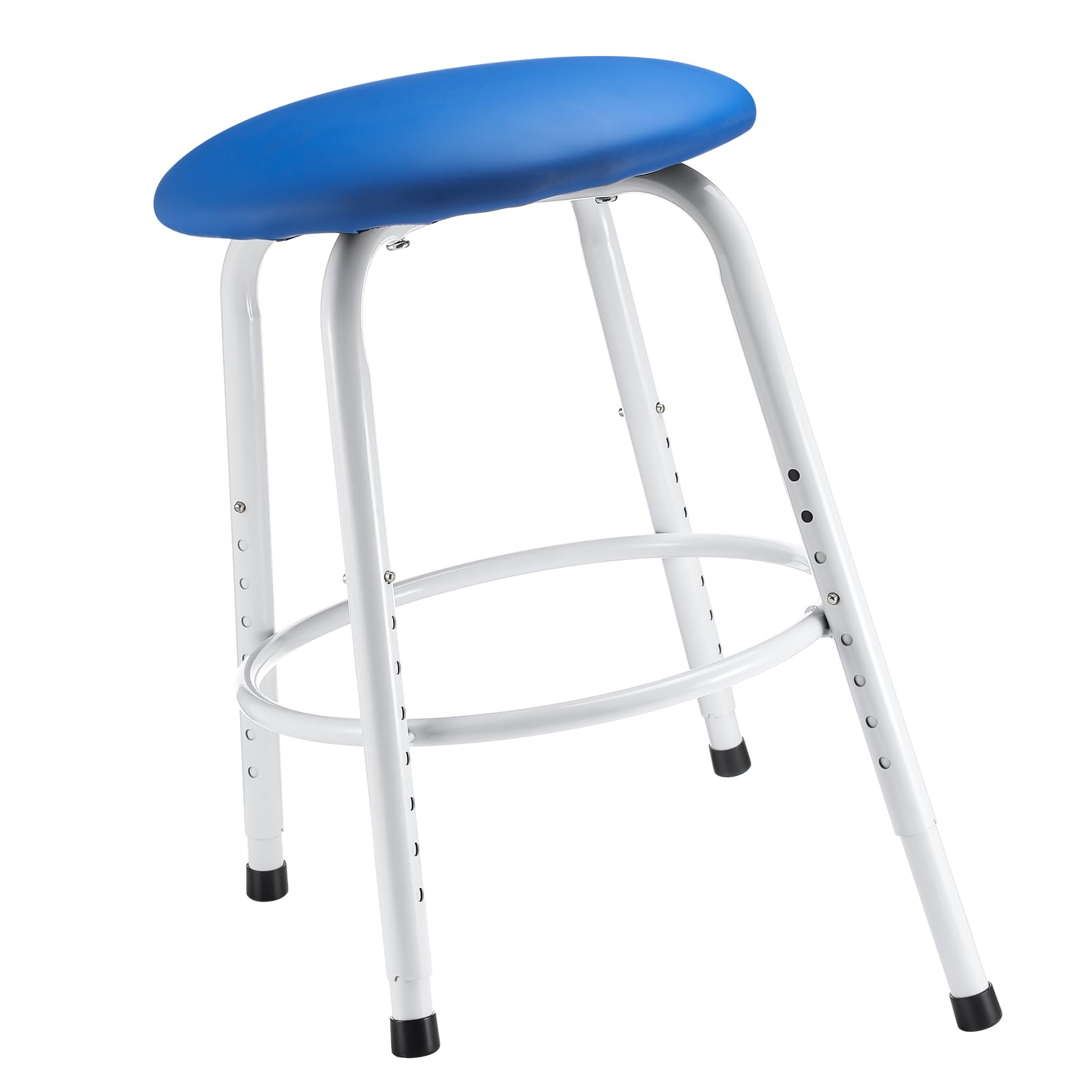 Adjustable Pottery Stool - 16 Inch Low Round Pottery Stool Chair with Soft Seat Cushion for Adults Artistic Ergonomics Requirements, No Assembly Required