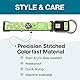 Max & Molly Hundehalsband mit Sicherheits-QR-Code, Hundemarke, weich, verstellbar und wasserdicht, niedliches Sommer-Themen-Design für Mädchen und Jungen, Hunde und Welpen, Größe L, Kiwi-Grün