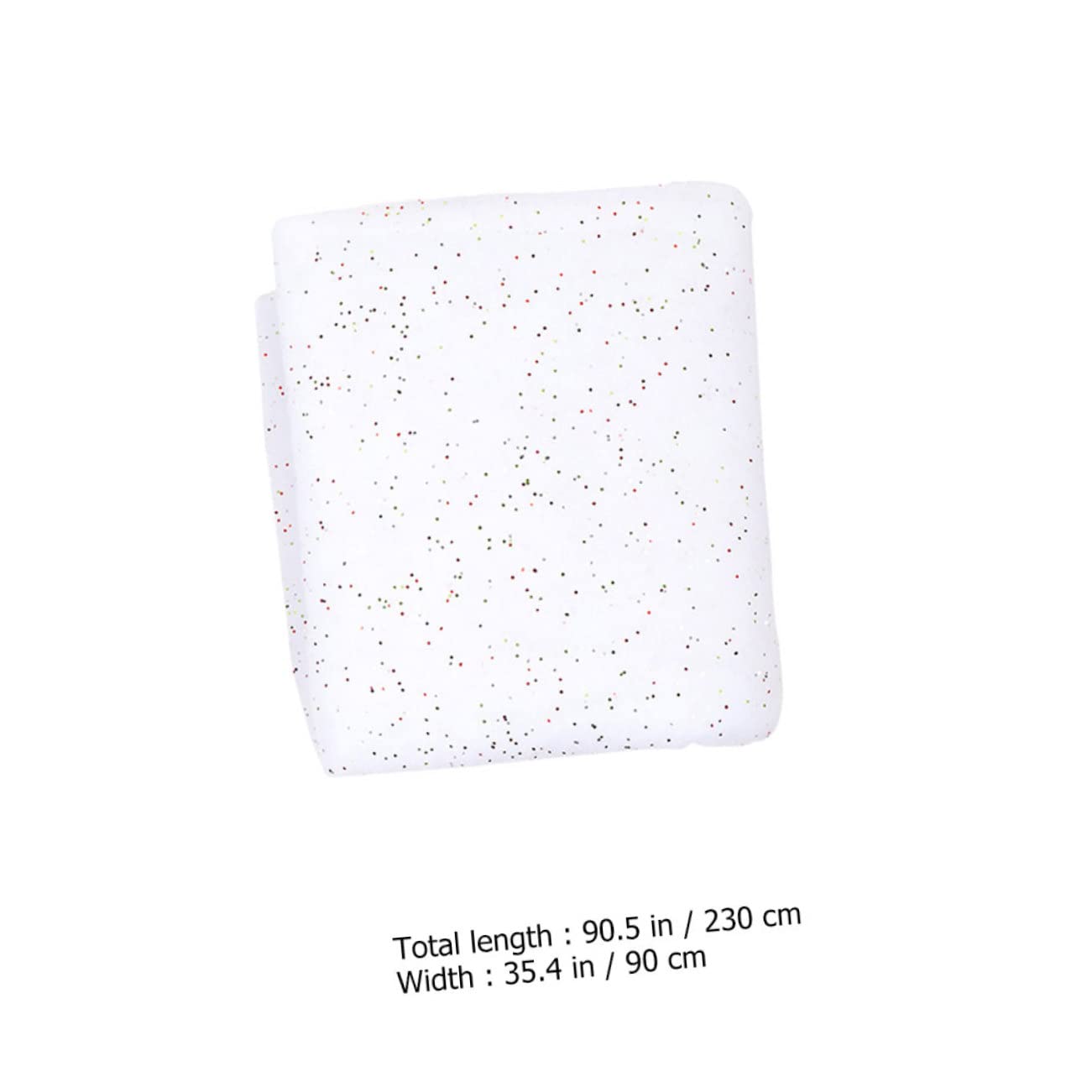 VINTORKY 1sheet Artificial Snow Carpet for Christmas Realistic Fake Snow Decor for Home Party for Photography Decoration Accessory