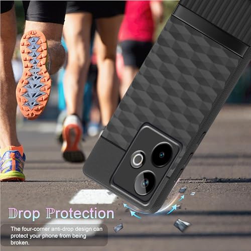 Image of amazon basics TPU Soft Back Cover for Realme GT 7 / Realme GT 7T | Full Camera Protection | Flexible Shockproof Back Case for Realme GT 7 / Realme GT 7T (Black)