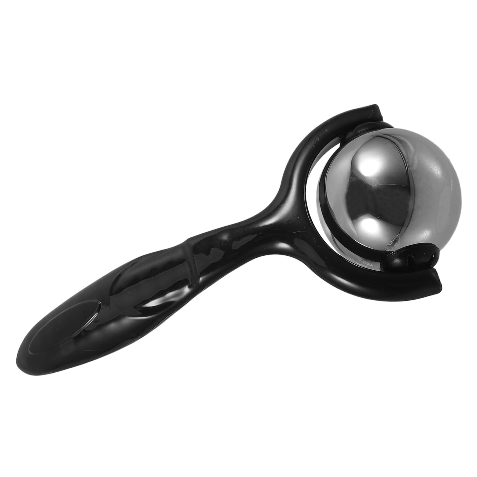 BESTYASH 3 Pezzi strumento di massaggio facciale massaggianti Roller del viso Grinza scultura palla strumento guasha per faccia a strumento guasha facciale Solo Black