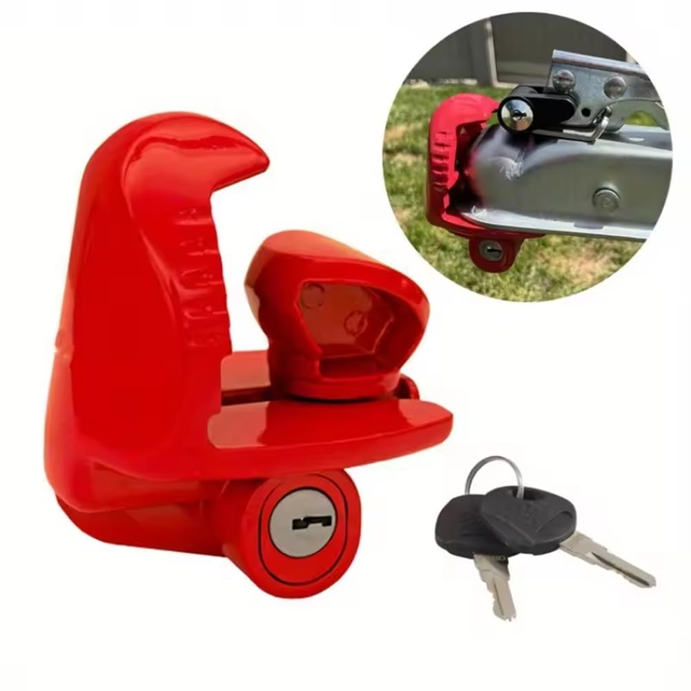 Antivol Universel pour Attelage de Remorque (Voiture, Yacht, Bateau) - Dispositif de Connexion pour Attelage et Ensemble de Remorque