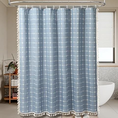 WEGOMA Boho Rustic Shower Curtain Set Cover