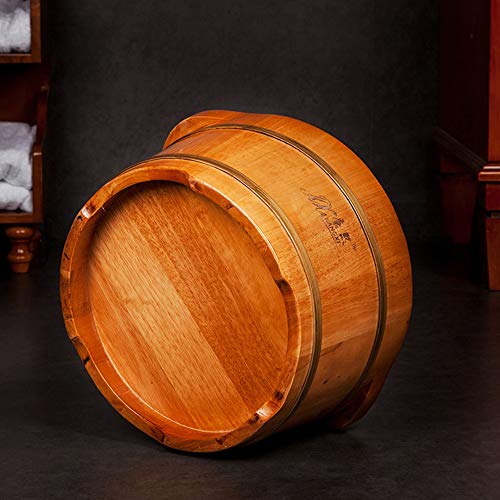 Barril de madera para baño de pies y pedicura miniatura 5