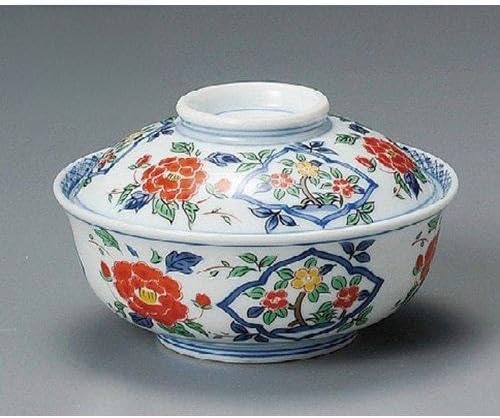 Set of 10 for Lids, Flower Arabesque 4.5 Lids, 5.5 x 2.2 inches (140 x 55 mm), Japanese Tableware, Restaurant, Inn, Restaurant, Commercial Use