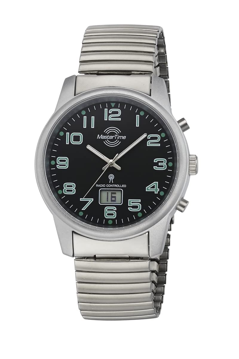 Master Time Funk Quarz Herren Uhr Analog-Digital mit Edelstahl Armband MTGA-10763-22Z
