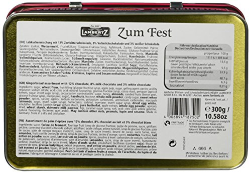 Lambertz Lebkuchenmischung Dose Zum Fest, 1er Pack (1 x 300 g)
