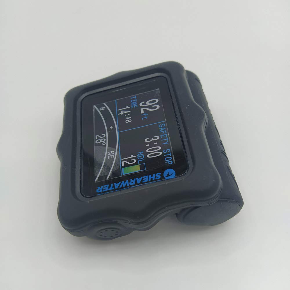 Cover protettiva in silicone per Shearwater Perdix/Perdix 2 / Perdix AI Diving Computer (nero)