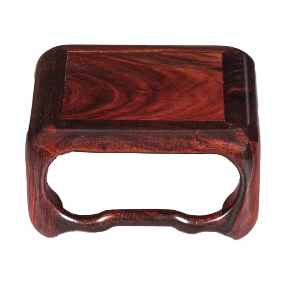 Présentoir de bonsaï en bois rouge pour sublimer votre salon zen