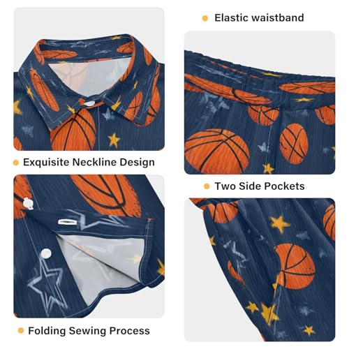 Image of Boccsty Ice Cream Drip Boy Summer Shorts Sets Hawaiian Toddler Boys T-Shirt & Pants 2 Pcs 3T-10T