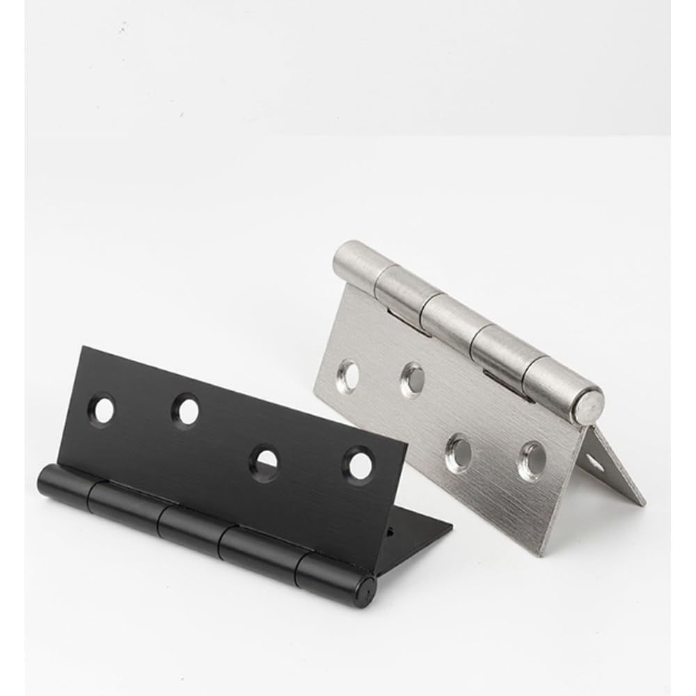 20 cerniere per porta 38 mm x 35 mm, cerniere in acciaio inox nero, cerniere interne ed esterne, utilizzate per porte, finestre, armadi, cassetti e scatole