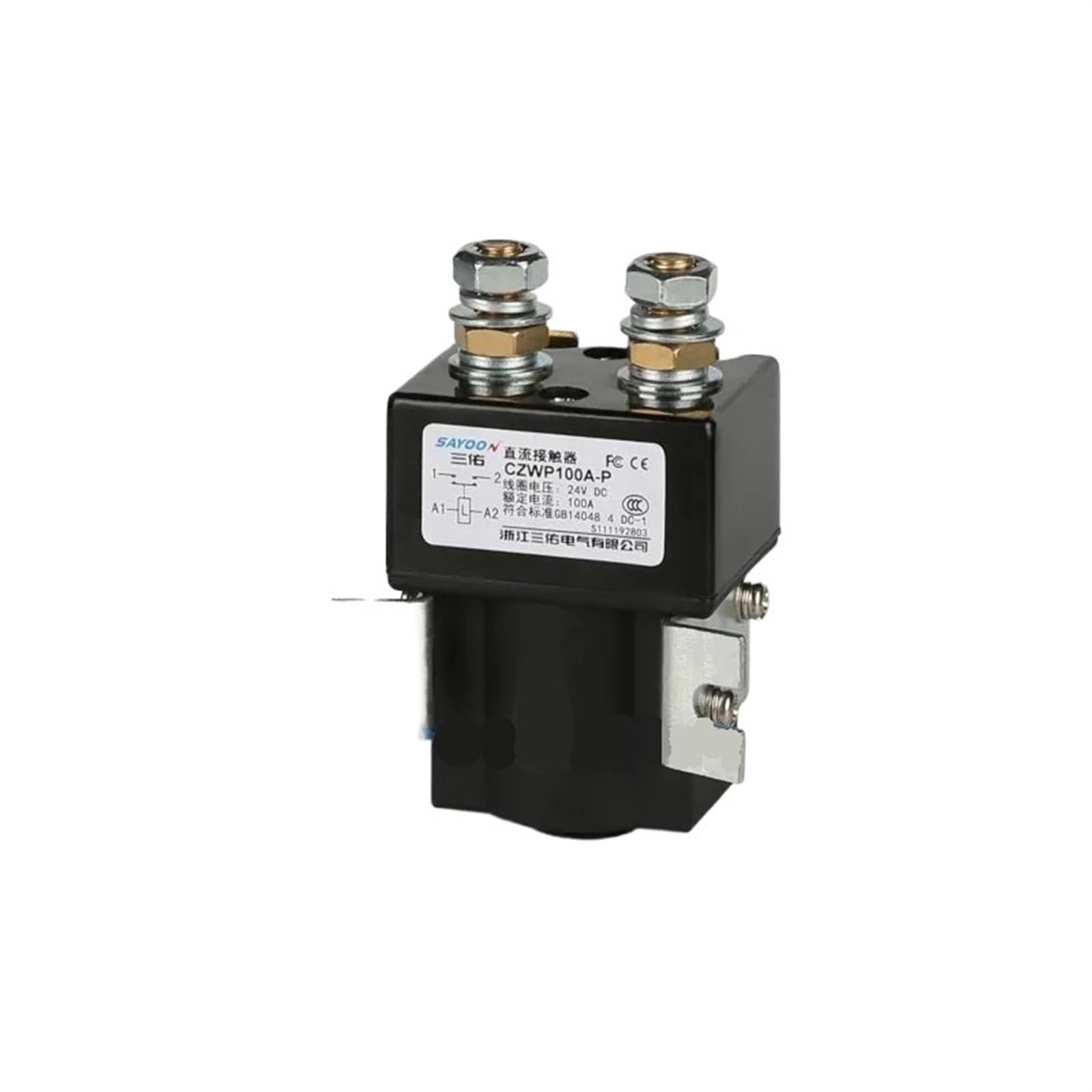 Contacteur CC CZWP 100A relais normalement ouvert 12V 24V 48V 72V 84V pour batterie voiture