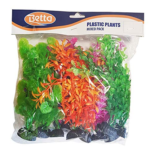 Betta Budget 12" Mixed Aquarium Plants 10 pack PP302