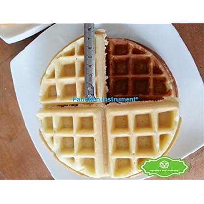 E-kommerziellen drehbar Ei Waffle Baker eggettes Maker, die sich Eisen Waffeleisen (220 V) – Bild 6