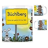  Büchlberg - Einfach der geilste Ort der Welt Kaffeebecher Tasse Kaffeetasse Becher Mug Teetasse Büro Stadt-Tasse Städte-Kaffeetasse Lokalpatriotismus Spruch kw Passau Salzweg Hutthurm Ruderting