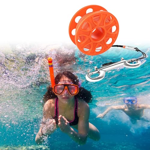 Carrete de línea de guía de naufragio para exploraciones de esnórquel y buceo 4