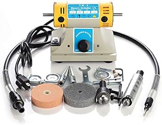 110Volt Heavy Duty Bench Lathe Polisher Kits 350Watt Jewelry Jade Rock Polishing Buffer