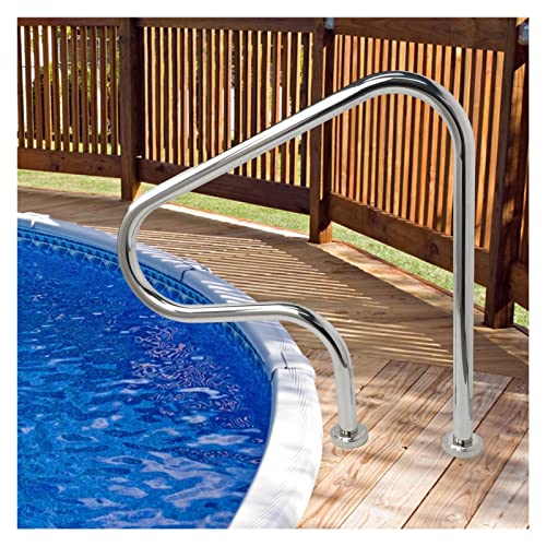 Barandal rápido para piscina acero inoxidable 80x80 cm miniatura 1