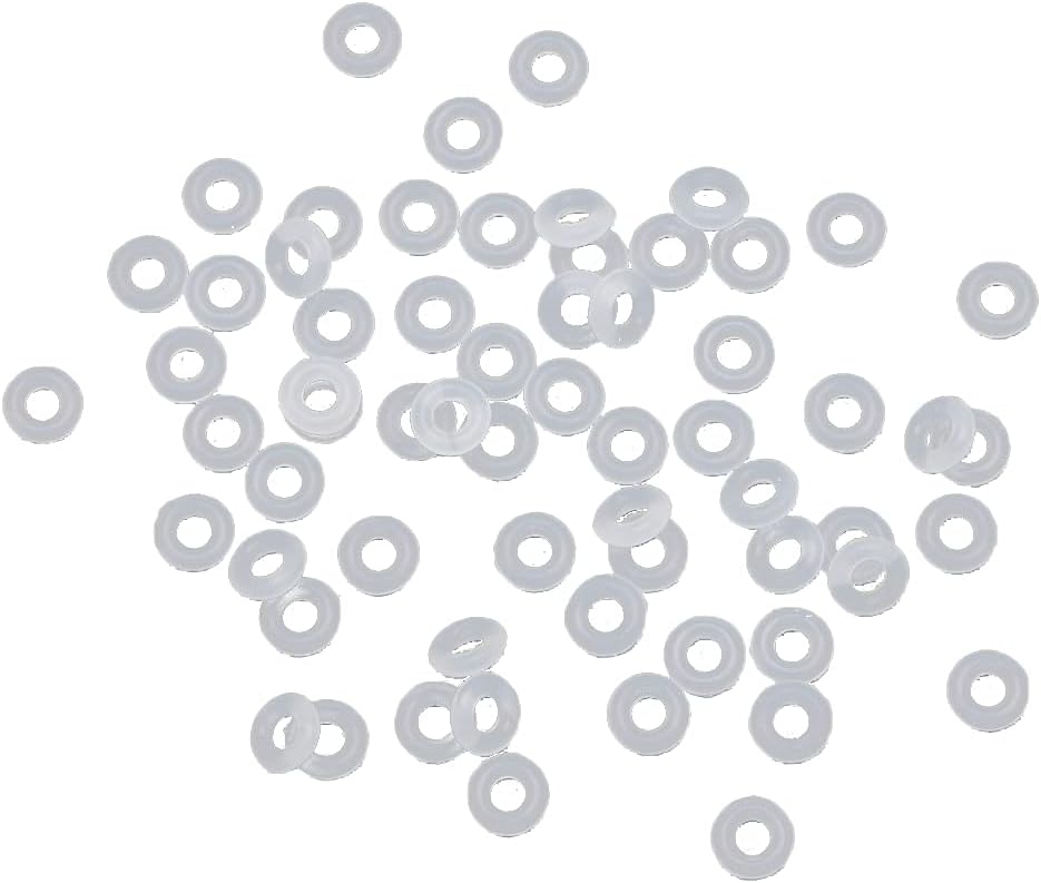 Silicone Rubber Stopper for Jewelry Clip Lock Spacer Charm Beads Necklace Bracelets Lock Spacer Charm Beads