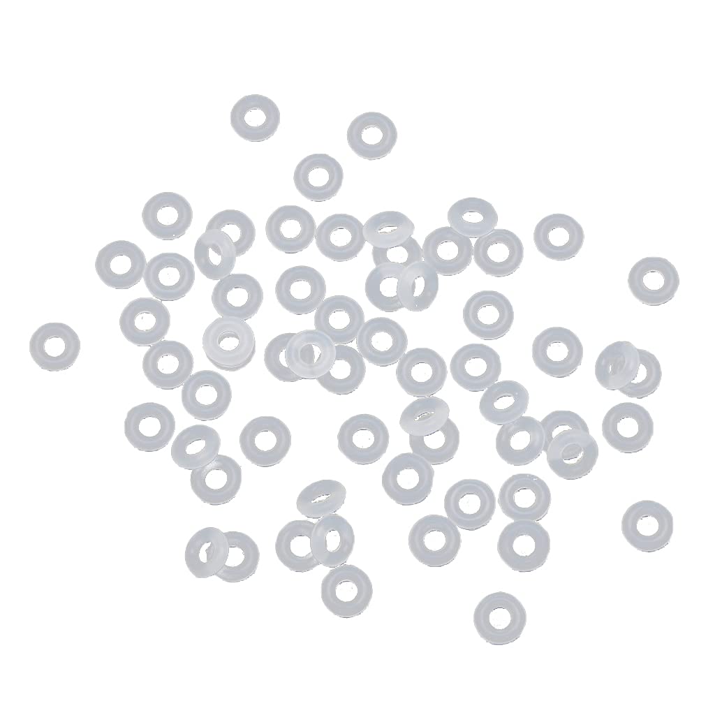 oringnat Silicone Rubber Stopper for Jewelry Clip Spacer Charm Beads Necklace Bracelets Spacer Charm Beads