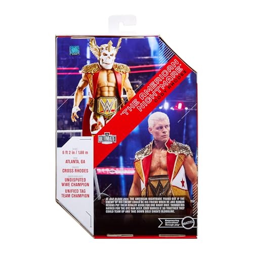 WWE Figurine articulée Ultimate Cody Rhodes Le cauchemar américain - vue 7