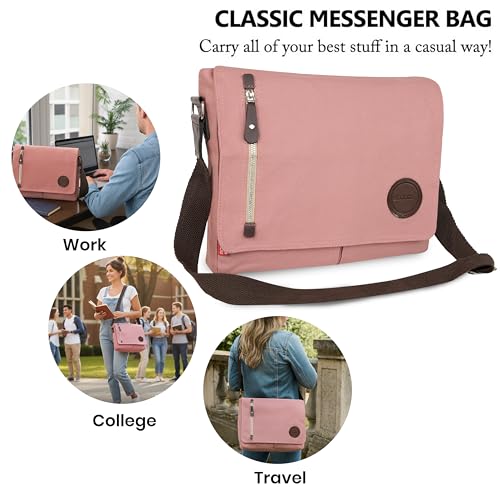 Image of Storite Sling Cross Body Travel Office Business Satchel Messenger One Side Shoulder Bag for Men & Women
