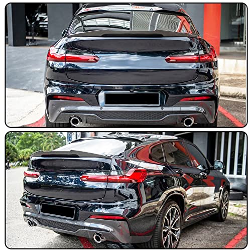 Mcarcar Kit Carbon Fiber Trunk Spoiler Fits For Bmw X4 G02 Xdrive 25I 28I 30I 35I M40I Suv 2019Up Factory Outlet Cf Rear Highkick Spoiler Wing #TOP1