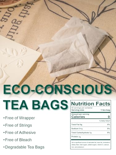 Image of TeeLux Roasted Dandelion Root Tea Bags, Premium Natural Dandelion Root Herbal Tea, Caffeine Free, 50 Tea Bags