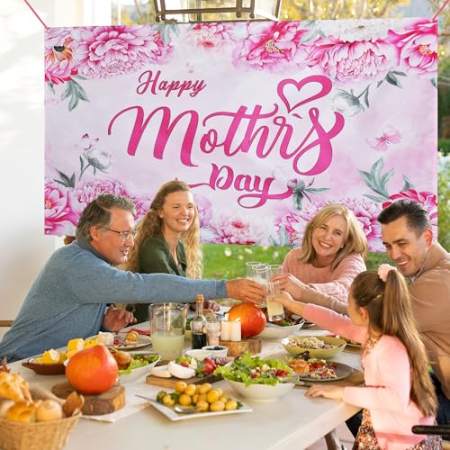Banner grande Feliz Día de la Madre 71x43 pulgadas miniatura 5