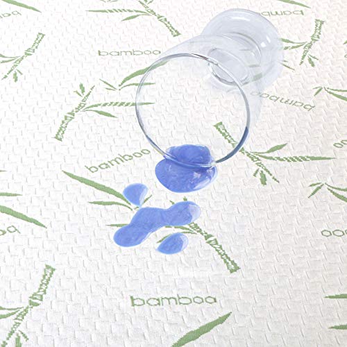 Utopia Bedding Waterdichte Bamboe Matrasbeschermer 140 x 200 x 30 cm, Premium Matrashoes, Ademend, Fitted Style, Rondom… - Image 8